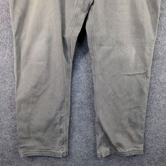 Duluth Trading Co. Flex Fire Hose Straight Leg Pants Mens 42x32 Gray Workwear - Picture 6 of 16